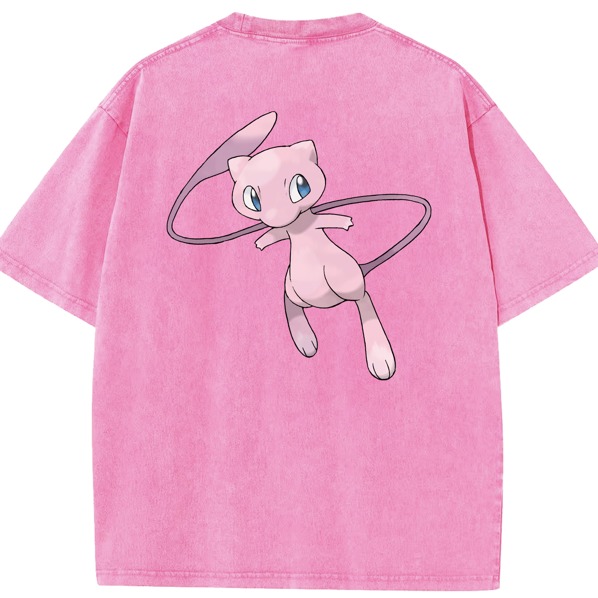 （画像用） ポケットモンスター Pokémon 綿100% ヴィンテージ風 半袖Tシャツ（背面プリント）